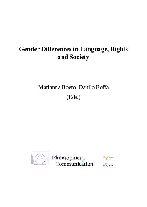 PDF) Gender Differences in Language, Rights and Society | Silvia ...